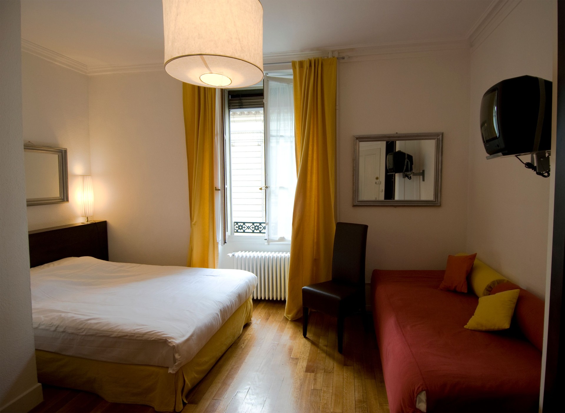 Small European Hotel Room